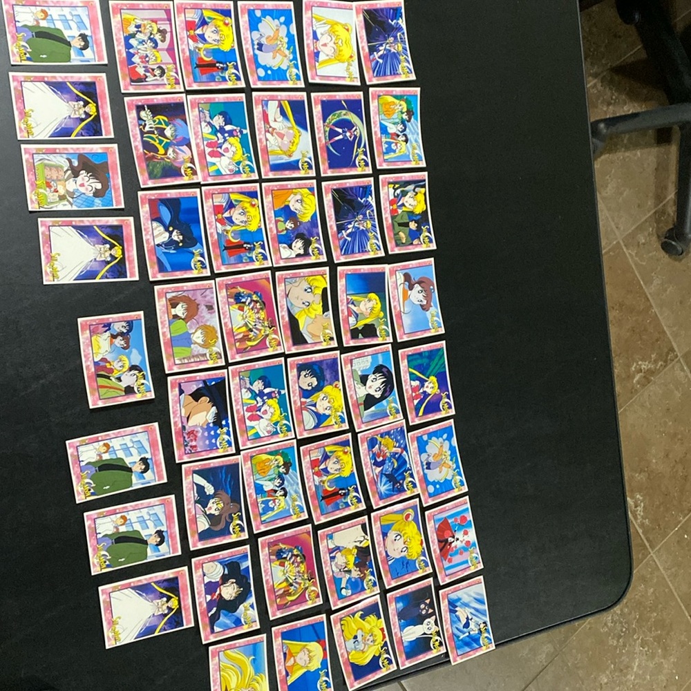 Sailor moon trading cards lot